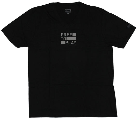 Free to Play Adult New T-Shirt - Documentary Valve Simple Word Logo Pic