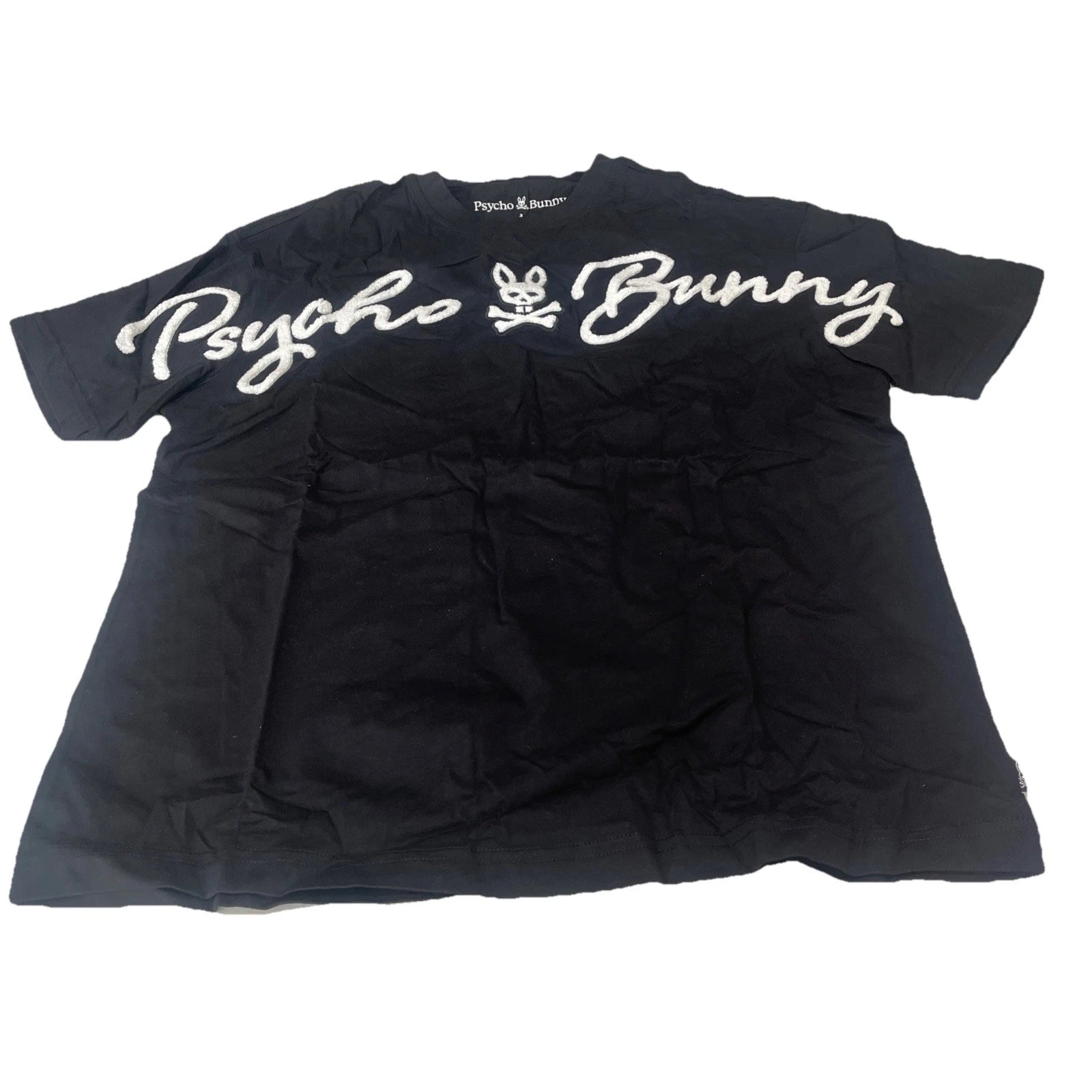 Psycho Bunny Mens Tate Oversized Graphic Tee Black 4