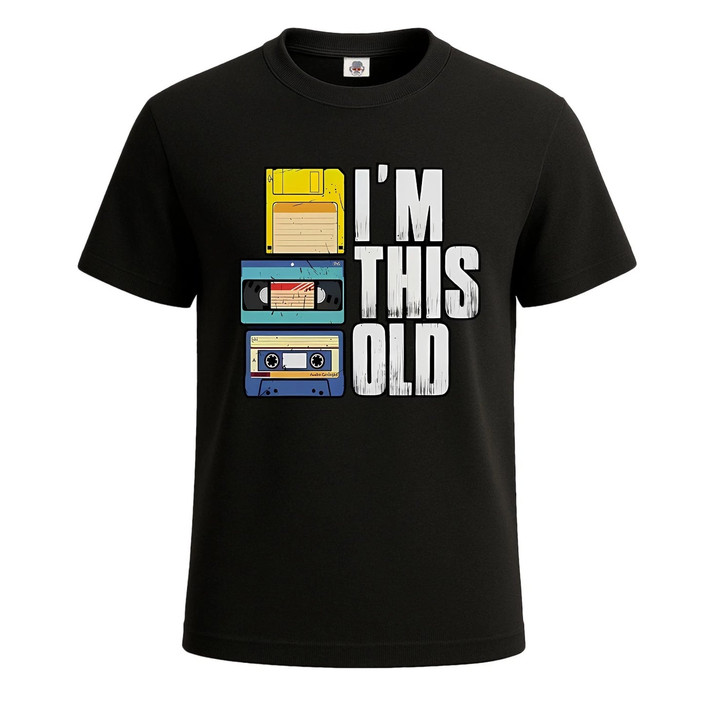 I'm This Old Retro Vintage T-Shirt Mens Novelty Funny Gift Party Tee Top
