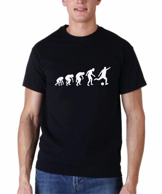 Evolution T Shirt Soccer T-Shirt Fathers Day Tee Love Sport Funny Gift Christmas