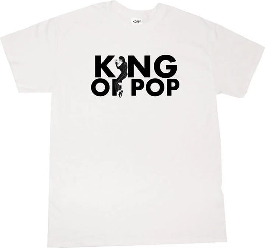 Kings Of NY kings of pop Michael Graphic Printed T-Shirt Jackson Black White NYC
