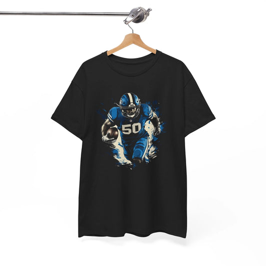 American Football Running Player T-Shirt - Tee for Football Fans & Families