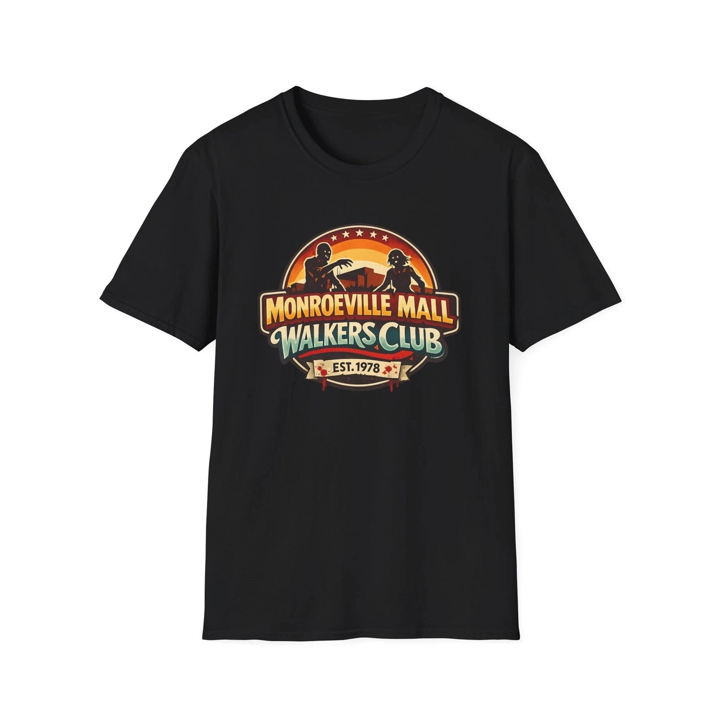 Monroeville Mall Walkers Club Retro T-Shirt | Dawn of the Dead