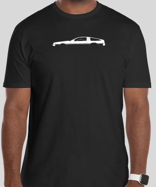 DeLorean Sport Racing Simple T Shirt Size Tshirt T-Shirt Dad Gift