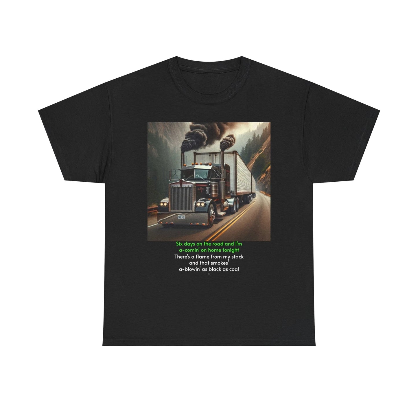 Retro Kenworth Semi Tee, Vintage Truck Driver Shirt, Diesel Engine Tshirt, Long