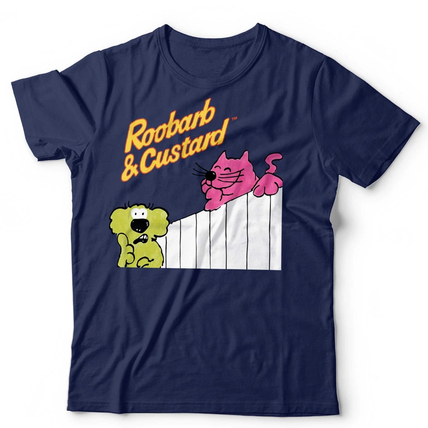 Roobarb And Custard T-Shirt 70s 80s Retro Kids Cartoon Nostalgia British TV