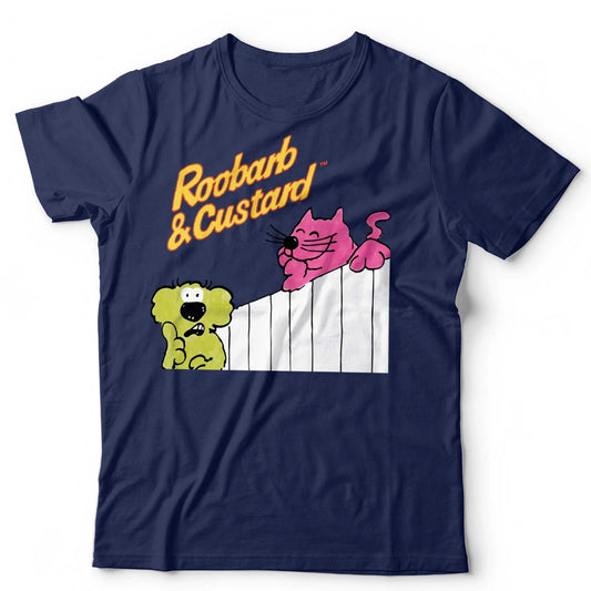 Roobarb And Custard T-Shirt 70s 80s Retro Kids Cartoon Nostalgia British TV
