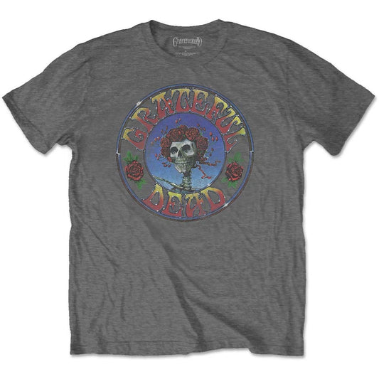 Men's Grateful Dead Bertha Circle Vintage Wash Slim Fit T-shirt X-Large Grey