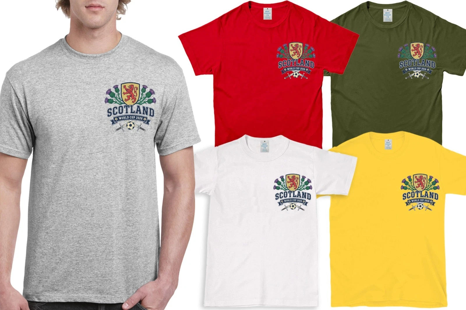 Scotland 2026 World Cup Football T Shirt Football Cup Tournament Unisex Tee Gift