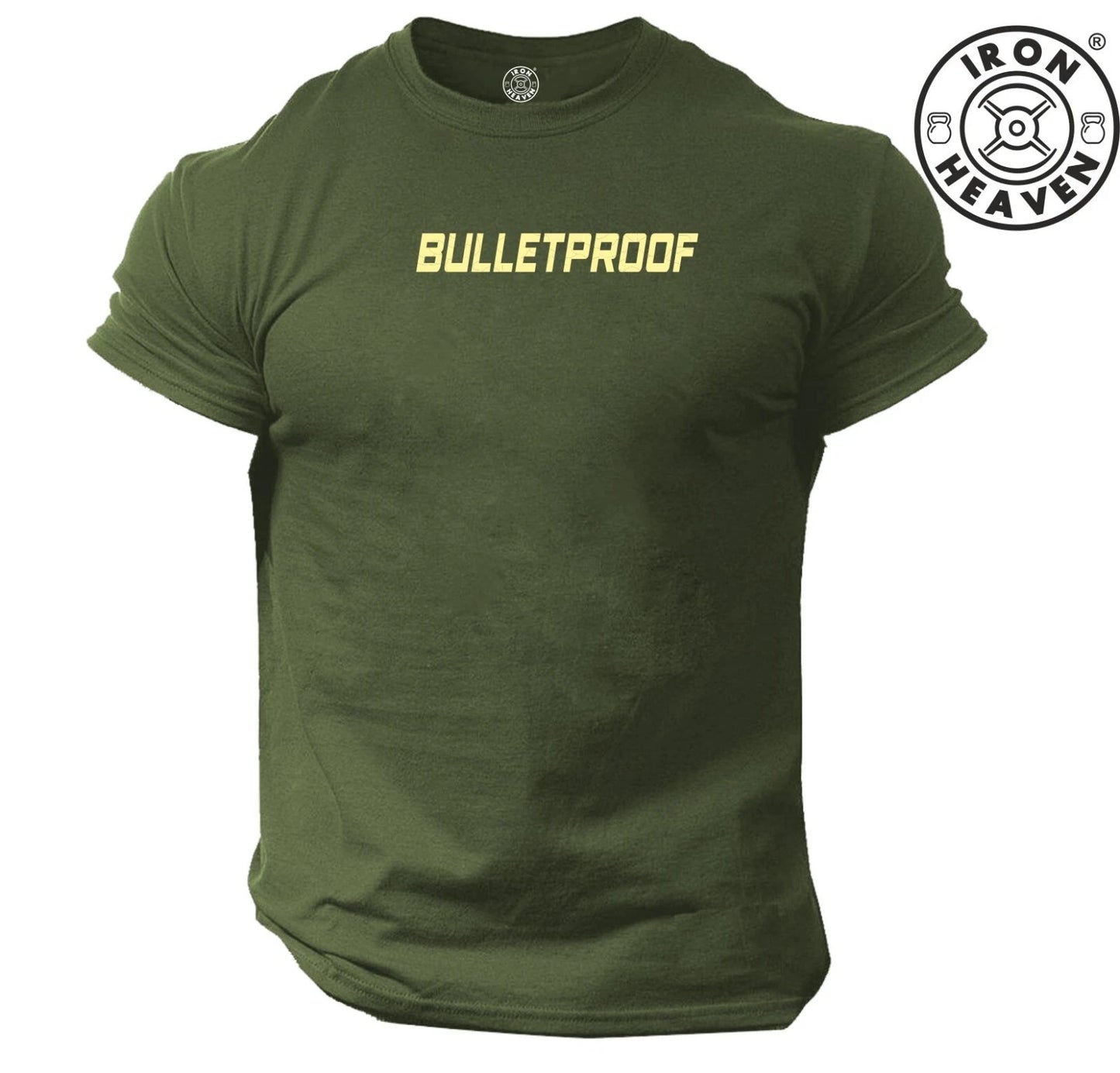 Bulletproof T Shirt Gym Clothing Bodybuilding Training Workout Exercise MMA Top