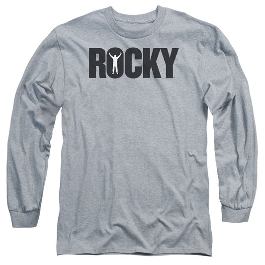 Rocky Long Sleeve T-Shirt Classic Logo Athletic Heather Tee