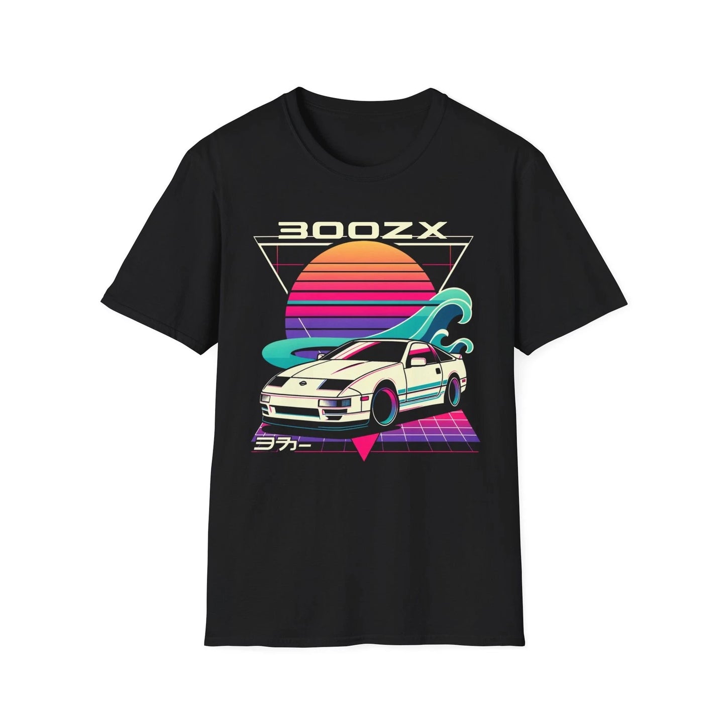 300ZX T-Shirt – Retro Vaporwave 80s JDM Sports Car Graphic Tee