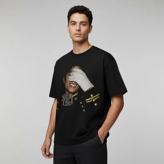 MICHAEL JACKSON Glove Streetwear Tee Shirt Unisex Full Size