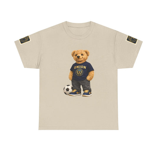 Adult Philadelphia Union Soccer Teddy Bear Tee, Philly tshirt, unisex
