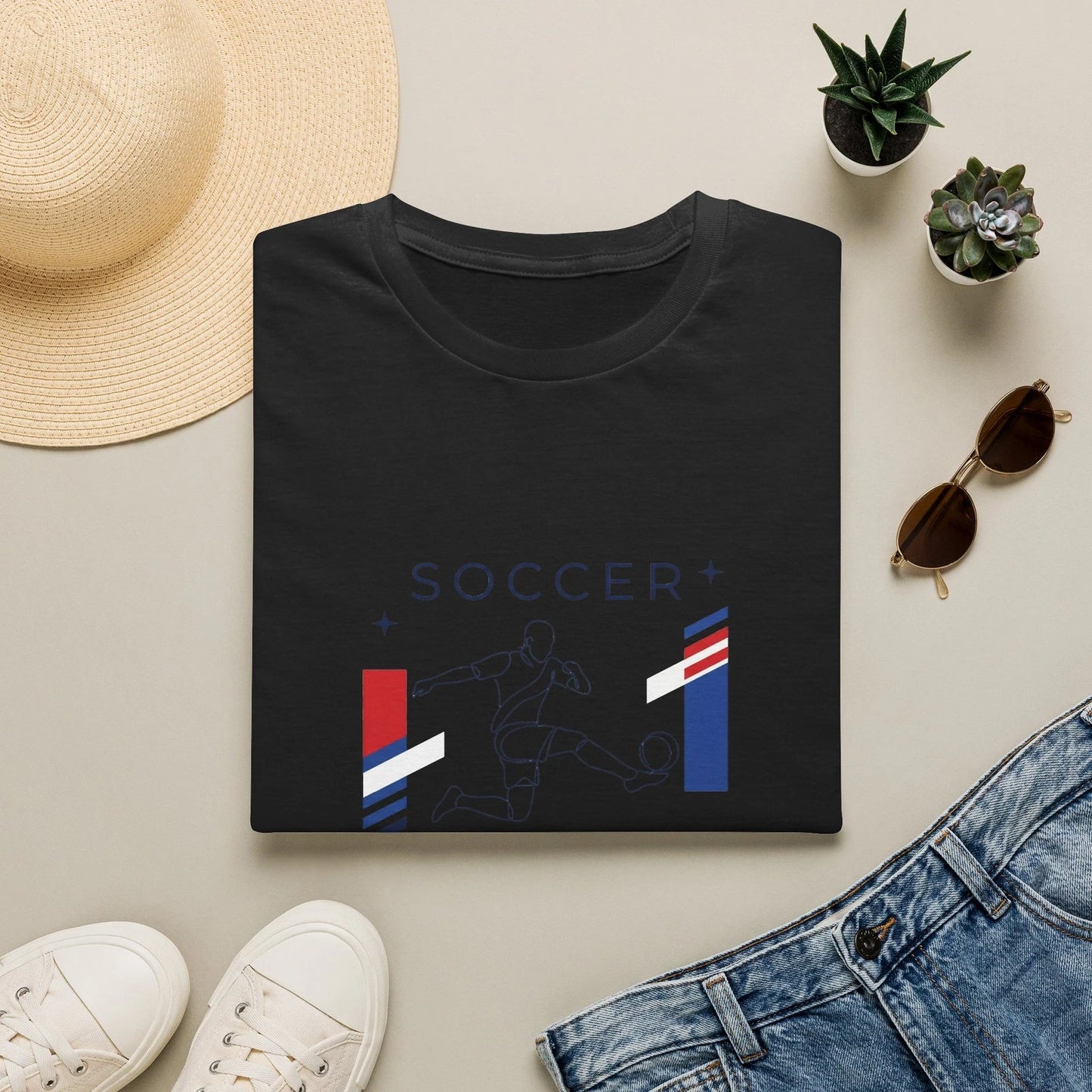 Soccer 2026 Patriotic Graphic T Shirt USA Sports Fan Player Tee
