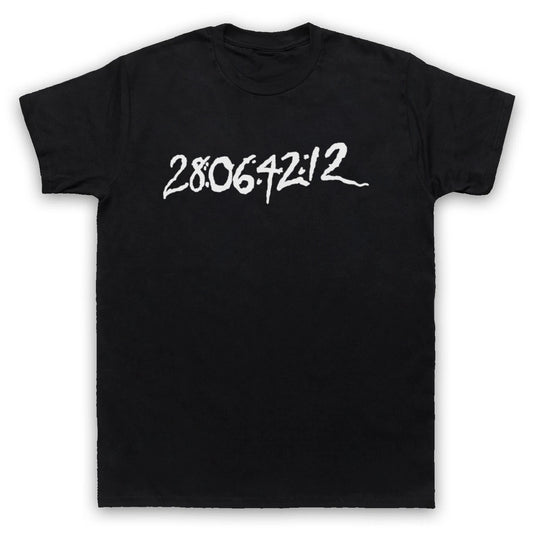 DONNIE DARKO NUMBERS UNOFFICIAL SCI FI CULT FILM TATTOO MENS & WOMENS T-SHIRT