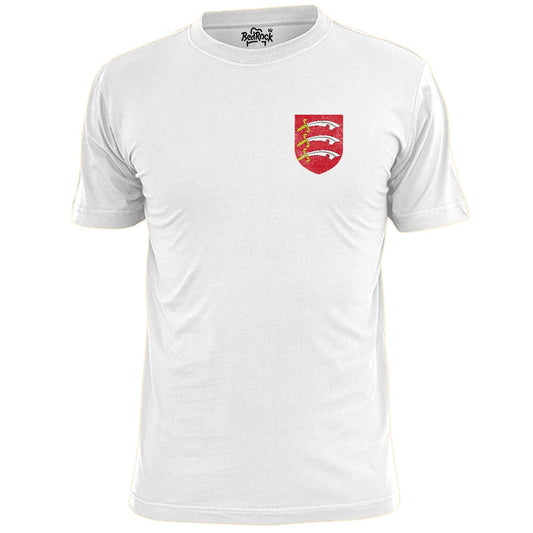 Mens Essex County Shield Badge T Shirt Cricket Sport