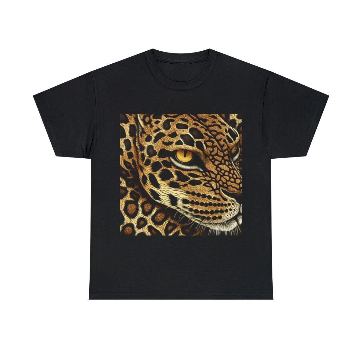 Unisex Adult T Shirt Leopard Cheetah Jungle Cat Lover Animal Print Futuristic