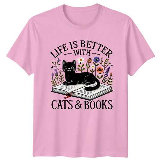 Easily Distracted By Cats T-Shirt, Funny Retro Cat Lover Tee