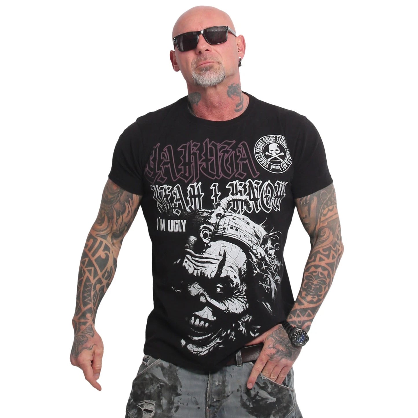 New Yakuza Men's Ugly Regular T-Shirt - Black