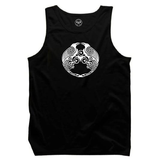 Huginn Muninn Vest Vikings Clothing Raven Valhalla Norse Loki Odin Thor Tank Top
