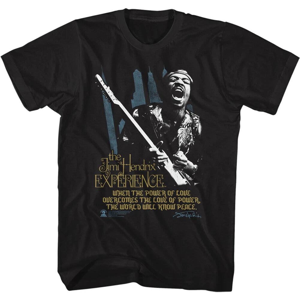 Jimi Hendrix Experience When The Power Of Love Overcomes Men's T Shirt