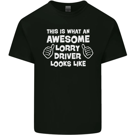 This Is What an Awesome Lorry Driver Looks Mens Light Cotton T-Shirt