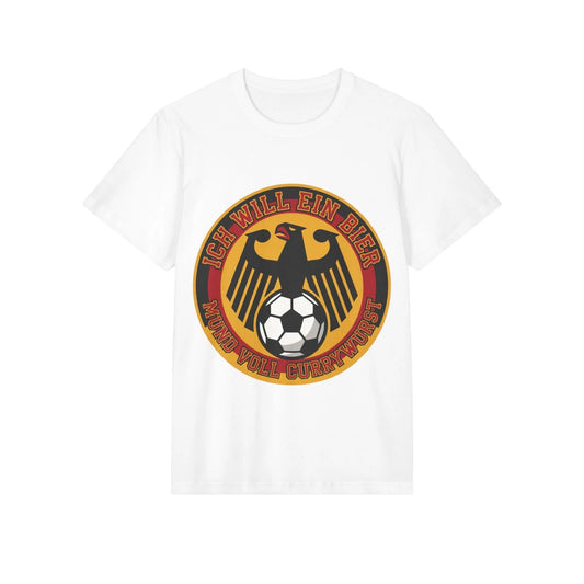 FIFA 2026 German Eagle Soccer Crest T-Shirt | Ich Will Ein Bier, Fußball design