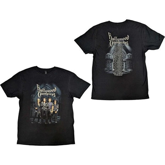 Vintage HOLLYWOOD VAMPIRES Graveyard Black Shirt