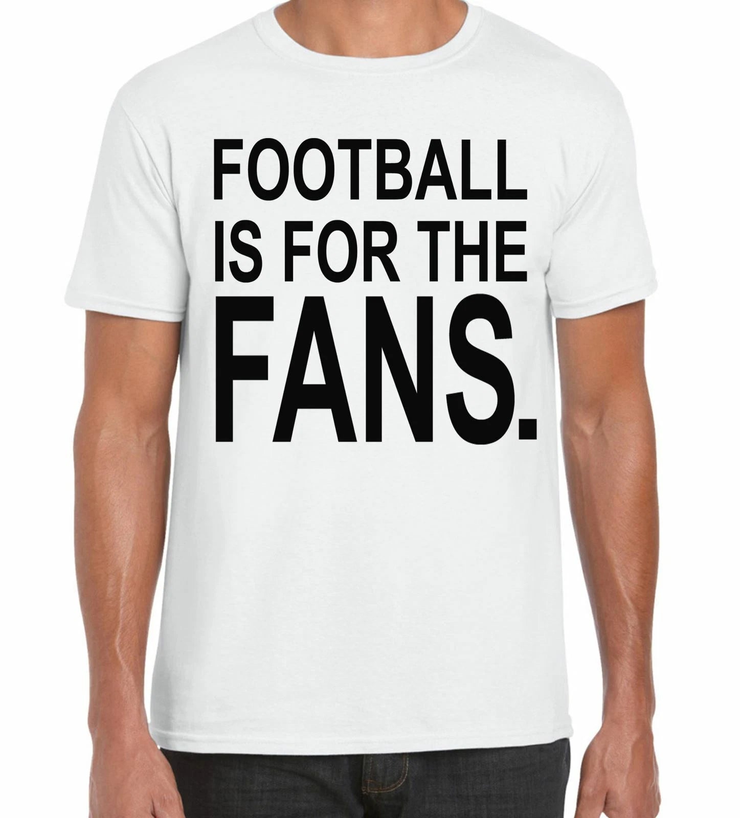 Football is for the Fans T Shirt - European Super League Soccer