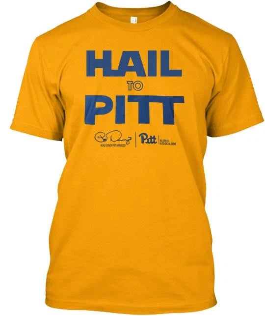 Hail To Pitt The Panther T-Shirt Made in the USA Size S to 5XL