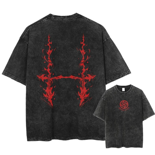 Choso T Shirt Jujutsu Kaisen JJK Anime Acid Wash Vintage Oversized Graphic Men