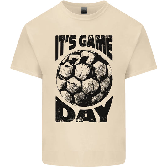 Football Its Game Day Soccer Mens Light Cotton T-Shirt