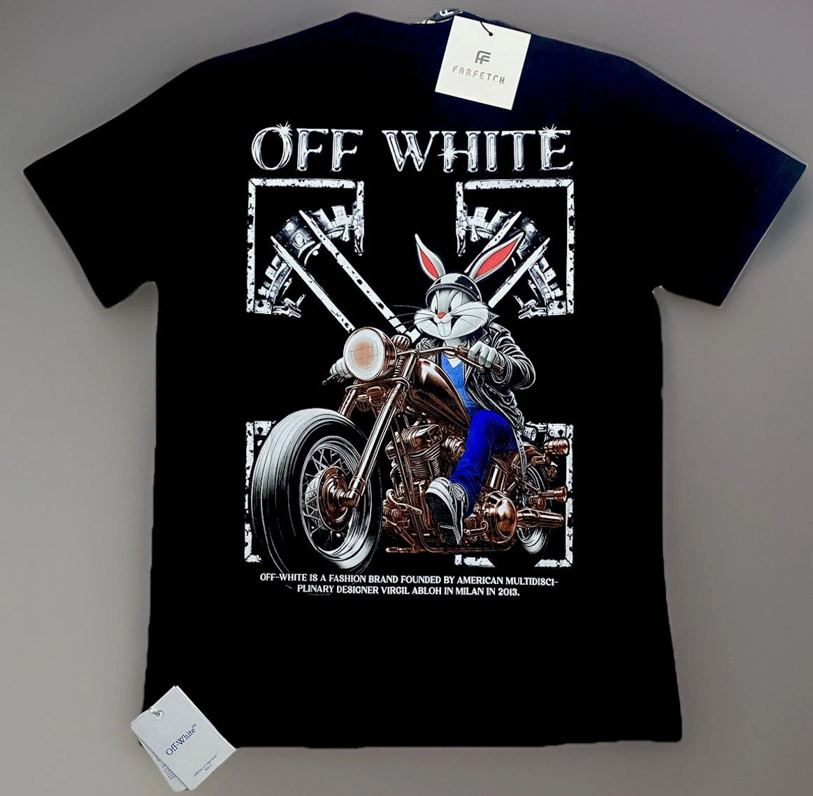 OFF WHITE T-Shirt Classic Beautiful Thick Quality,NWT (2XL) XXL