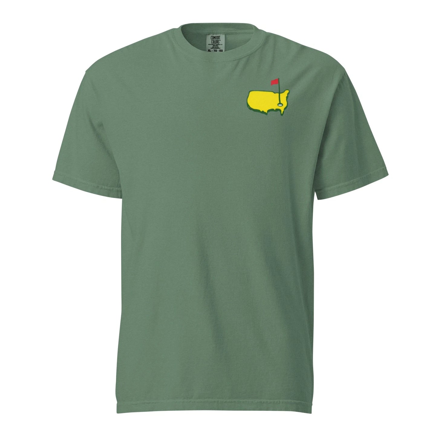 Masters Inspired Golf Shirt USA Map Comfort Colors Tee Gift Dad Golfer