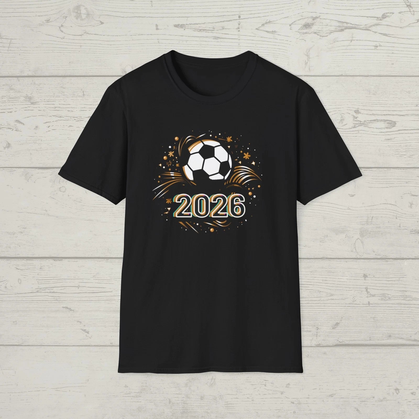 Soccer Ball 2026 Graphic Sweatshirt, Sports Fan Unisex T-shirt, World Cup Ready