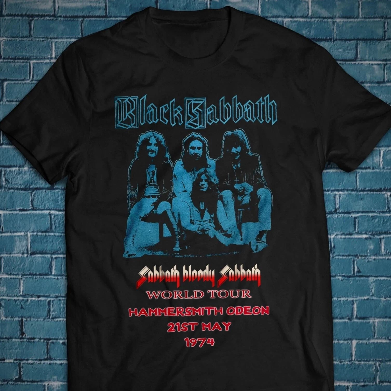 Black Sabbath Master of Reality Heaven and Hell Headless Cross Shirt Sabotage