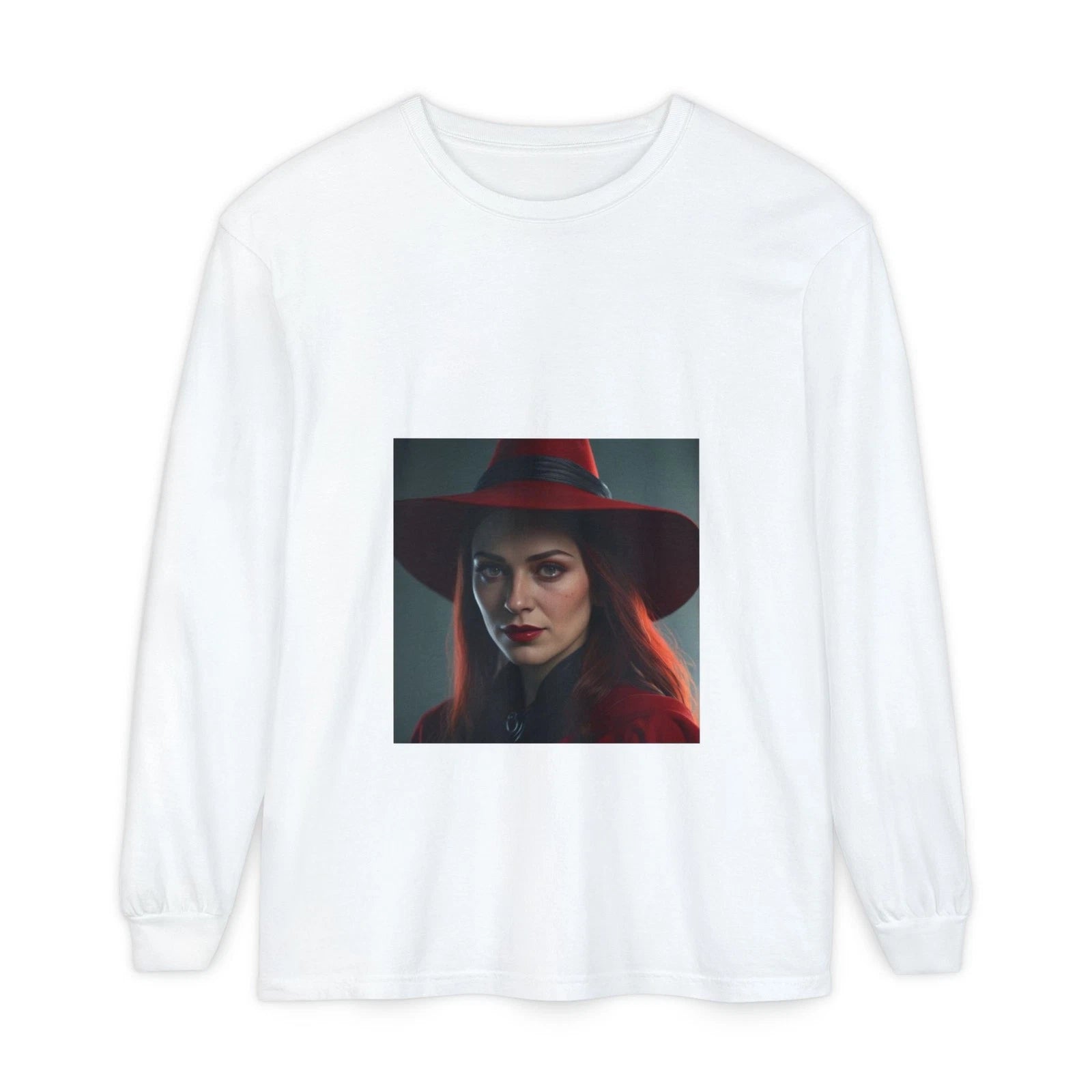Vibrant Character Graphic Long Sleeve Tee, Casual Wear, Halloween Apparel, [...]