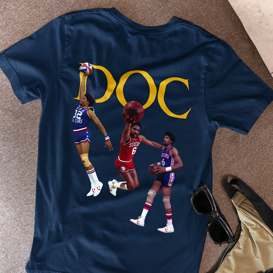 Premium 'DOC' Tee | Julius Erving, Dr. J Basketball Tribute Shirt By OnCulture