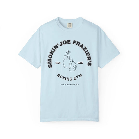 Joe Frazier Boxing Gym T-shirt, Unisex Garment-Dyed T-shirt, Ali-Frazier Shirt