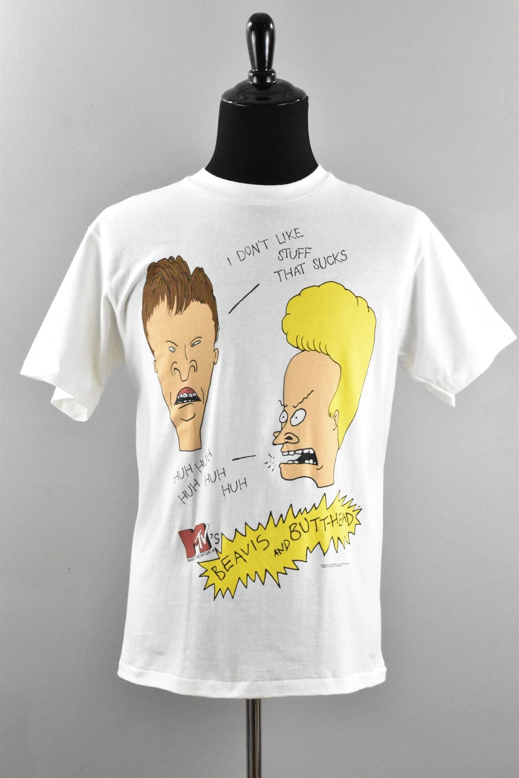 1993 Vintage Beavis and Butthead Stanley Tultex Tee Size Medium