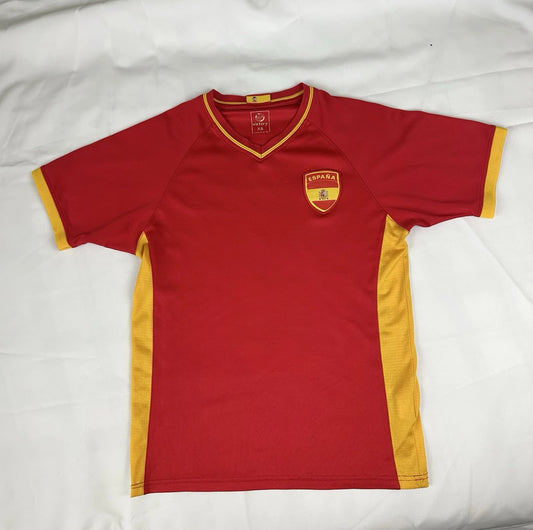 Spain Victory National Football Soccer Team Fan Jersey Shirt XS Espana