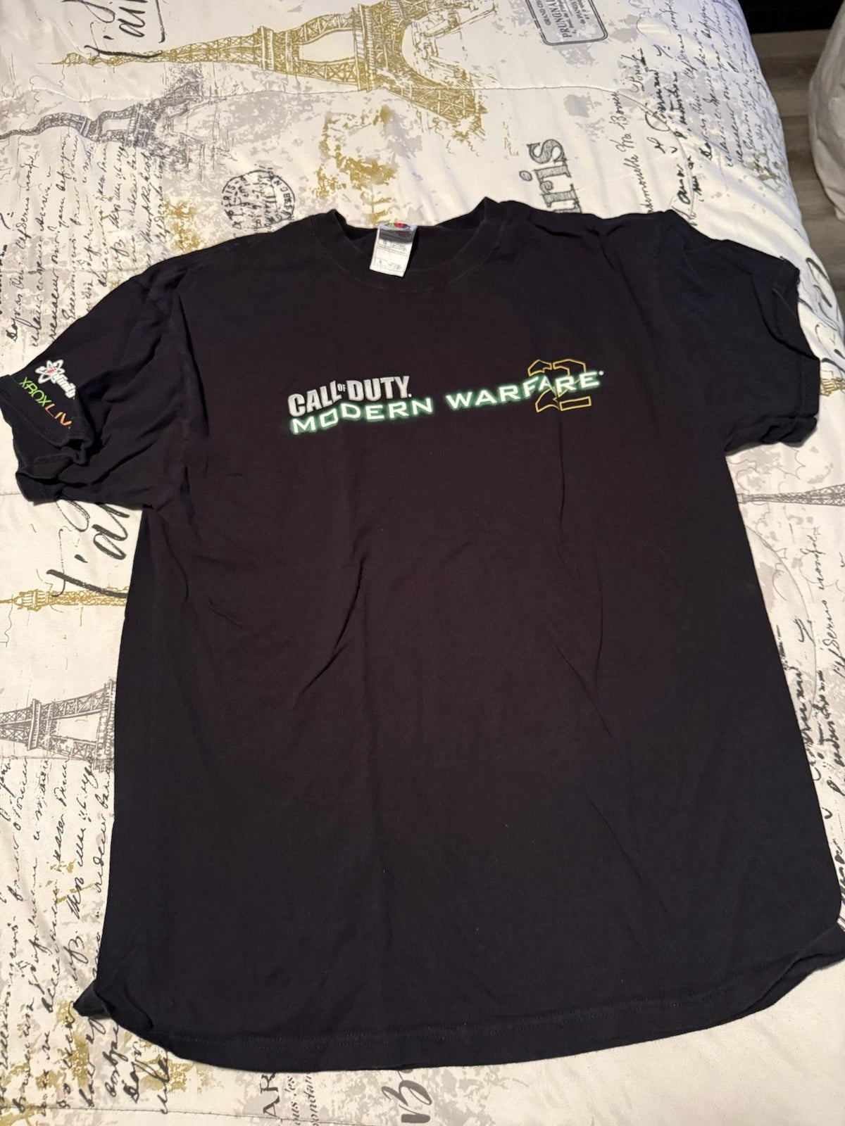 Call of Duty Modern Warfare 2 Xbox Live T-Shirt Vintage 2009