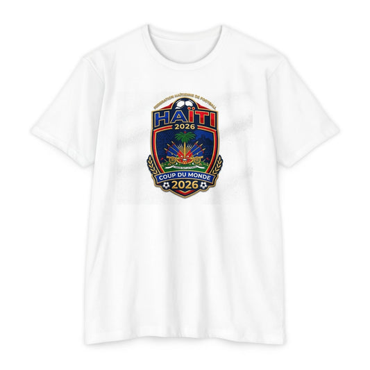 Haiti 2026 Crest T-Shirt | Coup du Monde Soccer Badge