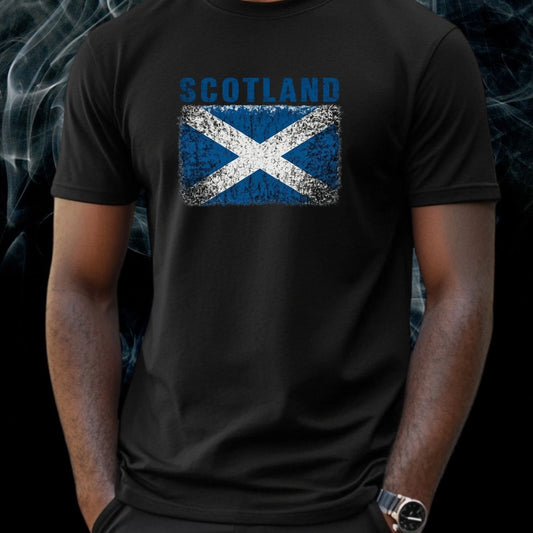 Scotland T-Shirt - Flag Theme For Highland Lovers, Gift Idea, Fun Des
