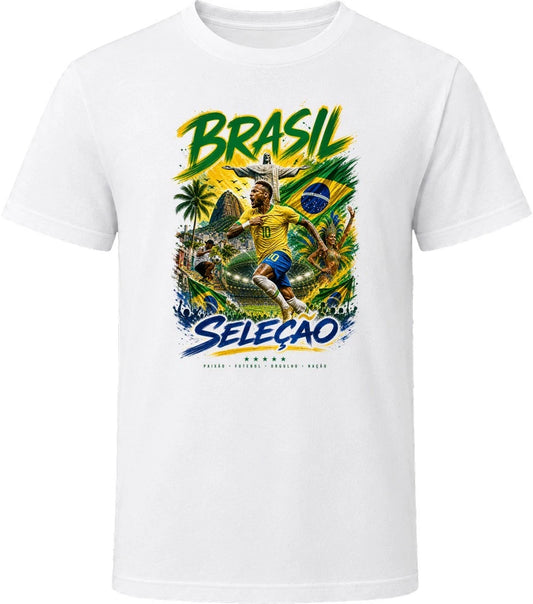 Brazil Seleção Soccer Football 2026 National Pride T Shirt