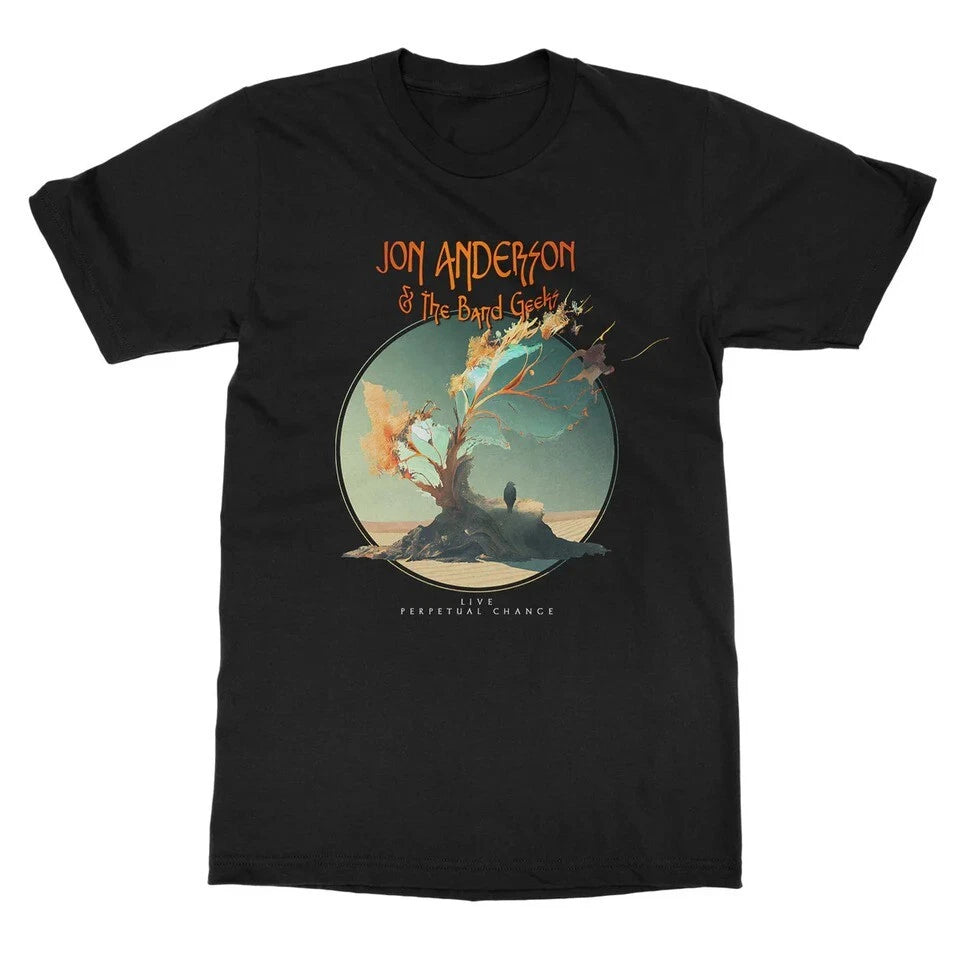 Jon Anderson & The Band Geeks Unisex Black T-shirt