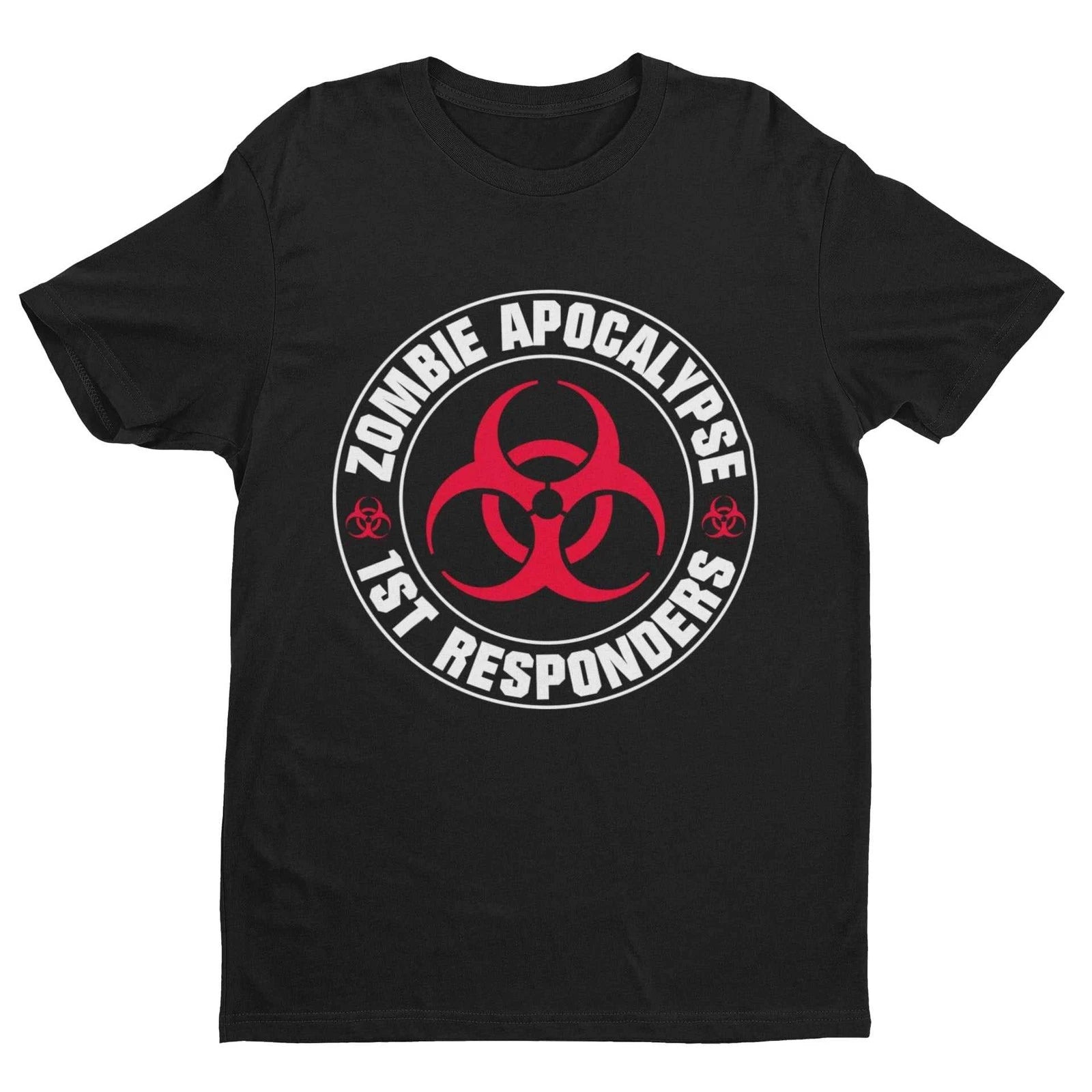 ZOMBIE APOCALYPSE FIRST RESPONDERS Funny T Shirt Gaming Gamers Horror Gift Idea