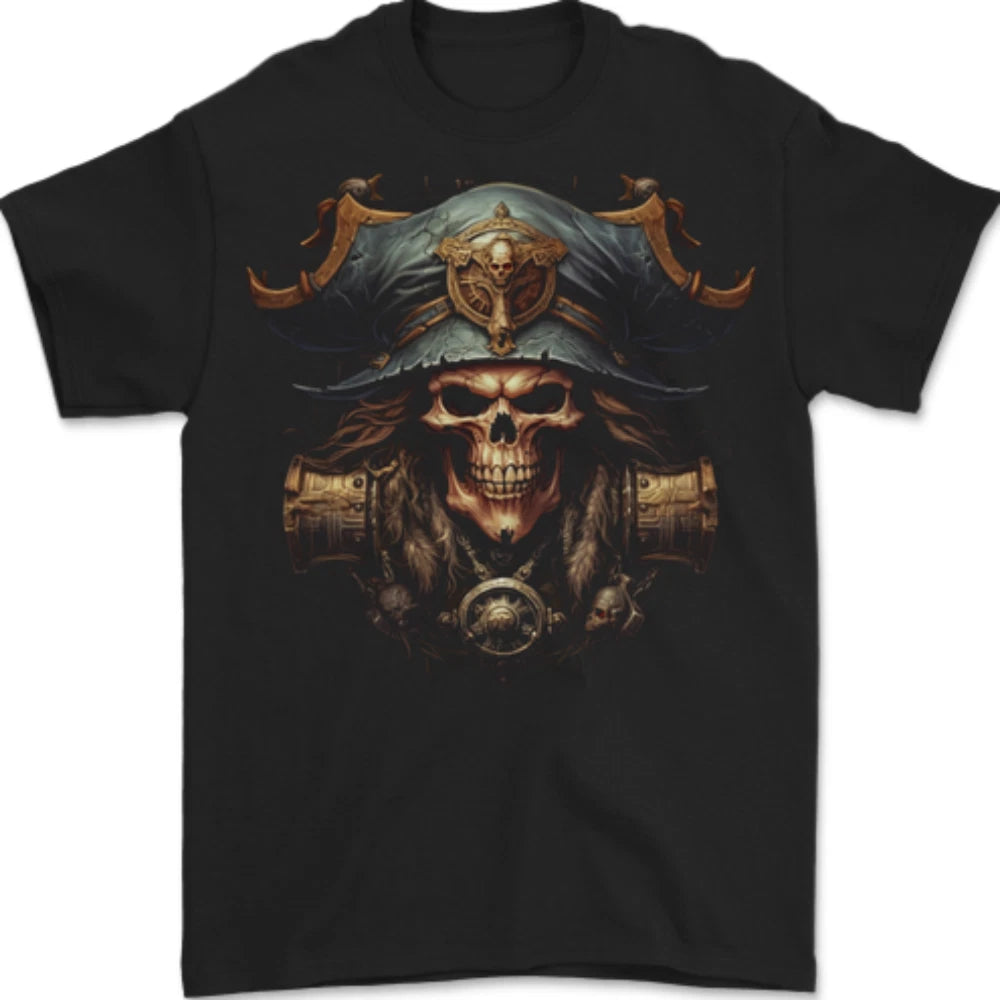 Pirate Skull 3 Mens T-Shirt 100% Cotton