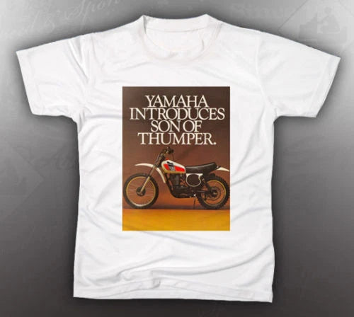 VINTAGE YAMAHA 1976 XT500 THUMPER TEE-SHIRT LIKE NOS
